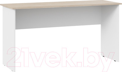 Письменный стол ТриЯ Тип 14 1400 (дуб сонома/белый ясень)