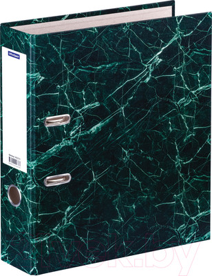 Папка-регистратор OfficeSpace 242573 (зеленый мрамор)