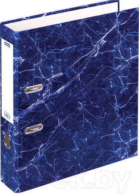 Папка-регистратор OfficeSpace 242575 (синий мрамор)