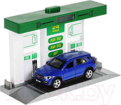 Автозаправка игрушечная Технопарк С машинкой / OILSTA-22PLGLE-GN