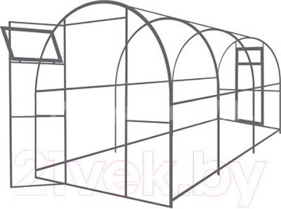 Каркас теплицы Садовод Двушка (4м)