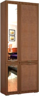 Шкаф Тэкс Ливорно ЛШ-9 с зеркалом (орех донской)