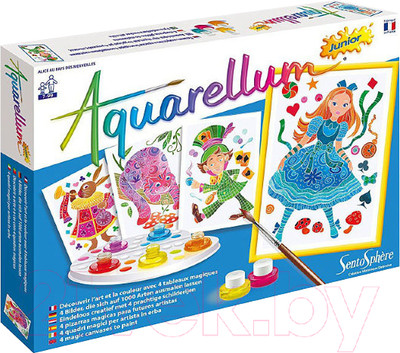 Набор для творчества SentoSphere Aquarellum Алиса в стране чудес / 6501