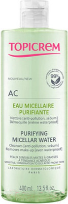 Мицеллярная вода Topicrem AC Очищающая (400мл)