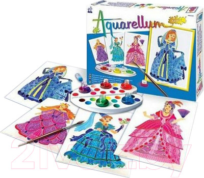 Набор для творчества SentoSphere Aquarellum Принцессы / 665
