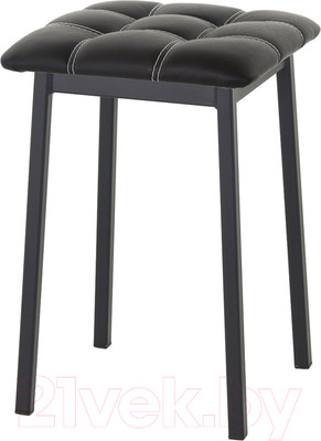 Табурет AMC Comfort 7К1.1 (кожзам черный/черный)