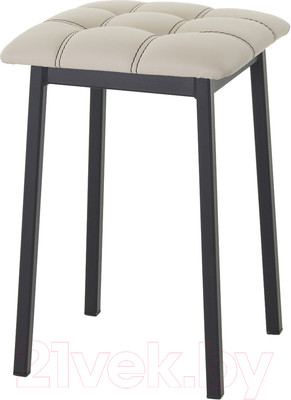 Табурет AMC Comfort 7К1.3 (кожзам бежевый/черный)