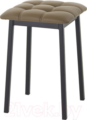 Табурет AMC Comfort 7К1.4 (кожзам какао/черный)