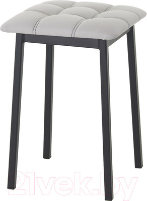 Табурет AMC Comfort 7К1.6 (кожзам серый/черный)