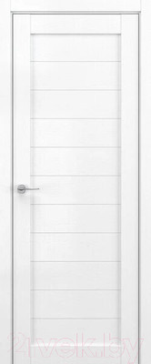 Дверь межкомнатная Deform V10 ДГ 70x200 (вайт вуд)