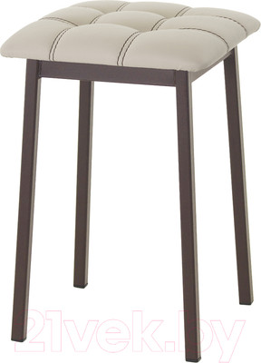 Табурет AMC Comfort 7К2.3 (кожзам бежевый/коричневый)