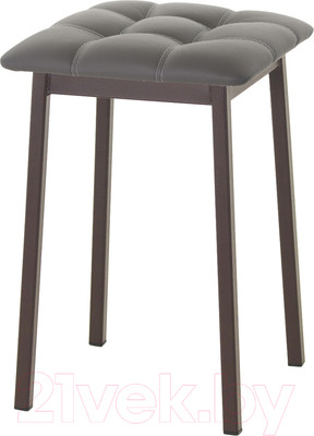 Табурет AMC Comfort 7К2.5 (кожзам графит/коричневый)