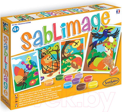 Набор для творчества SentoSphere Песочные картинки. Басни 8804