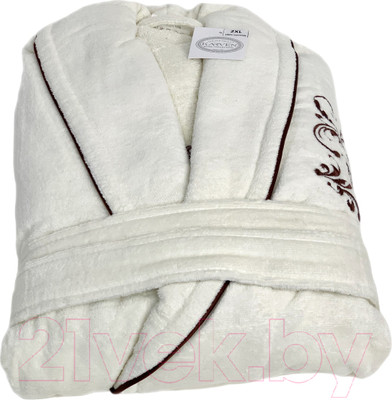 Халат Karven Узор S / B 1112 (кремовый)