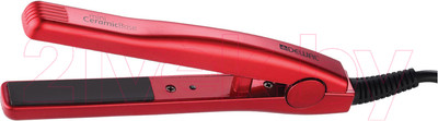 Выпрямитель для волос Dewal Mini Ceramic Base 03-7721  (красный)
