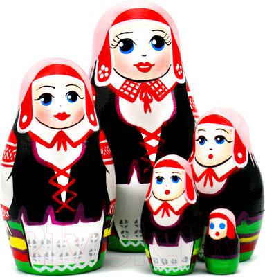 Матрешка сувенирная Брестская Фабрика Сувениров Молодечненская в славянских одеждах 5204
