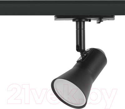 Трековый светильник ЭРА TR37-GU10 BK / Б0053304 (черный)