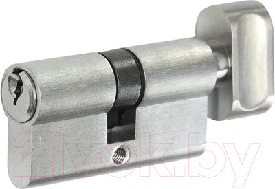 Цилиндровый механизм замка Lockstyle C30X30KN SC (матовый хром)