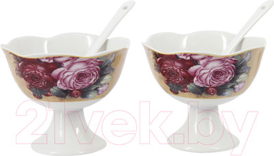 Набор креманок Rosenberg R-060156 (с ложками)