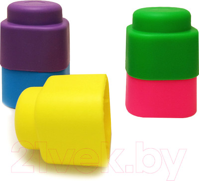 Набор игрушек для ванной Baby Toys Мягкие кирпичики / 04700