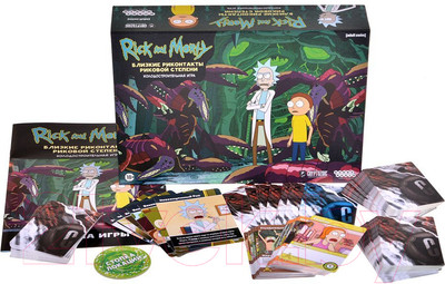 Настольная игра Мир Хобби Рик и Морти. Близкие риконтакты риковой степени / 915484