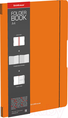 Тетрадь Erich Krause FolderBook Neon / 56107 (оранжевый)