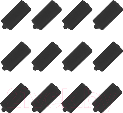 Бигуди Dewal R-FMR-2Black Средние (12шт)