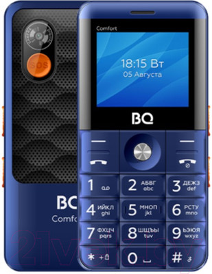 Мобильный телефон BQ BQ-2006 Comfort (синий/черный)