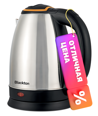 Электрочайник Blackton Bt KT1810S (сталь/оранжевый)