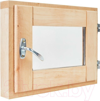 Окно для бани СаунаОпт Форточка 45x45