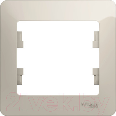 Рамка для выключателей и розеток Systeme (Schneider) Electric Glossa GSL000901