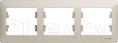 Рамка для выключателей и розеток Systeme (Schneider) Electric Glossa GSL000903