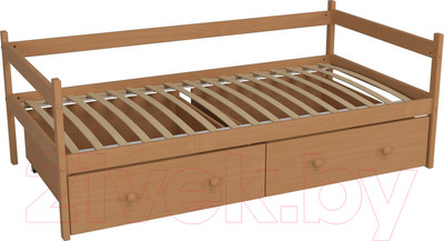 Кровать-тахта детская Можга Р425 с ящиками (бук)