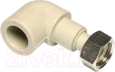 Угольник соединительный Wavin 20x1/2" / SKOM02020X