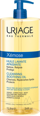 Масло для душа Uriage Xemose Huile Lavante Apaisante Успокаивающее (1л)