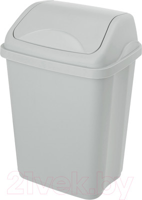 Мусорное ведро Эльфпласт Ultra ЕР588 (серый)