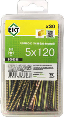 Саморез ЕКТ B009538 (30шт)