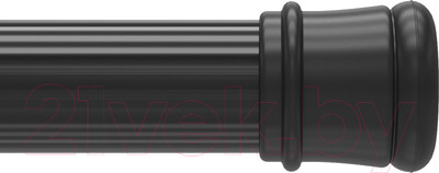 Карниз для штор Milardo Easy 014A200M14 (черный)