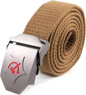 Ремень мужской Следопыт Звезда Серп и Молот / PF-BE-11 (хаки)