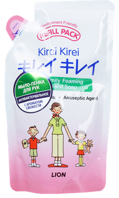 Мыло-пена Lion Kirei Kirei Воздушное антибактериальное (200мл)