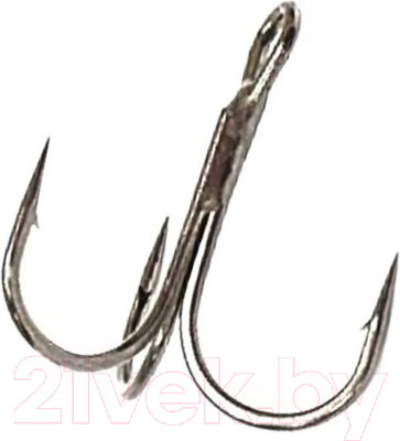 Набор крючков рыболовных KOI Round Treble 2/0 INT Тройник (5шт, BN)