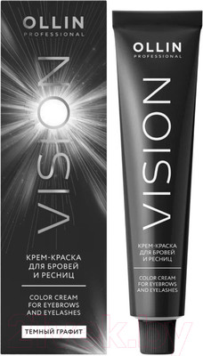 Краска для бровей Ollin Professional Vision / 772482 (20мл, темный графит)