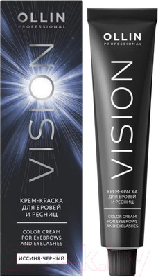 Краска для бровей Ollin Professional Vision / 772475 (20мл, иссиня-черный)