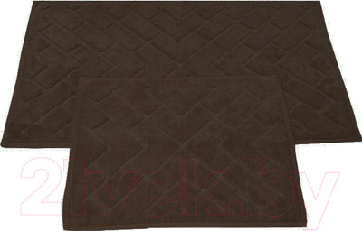 Набор ковриков для ванной и туалета Karven Girdap / KV 422 (Aci Kahve/шоколад)