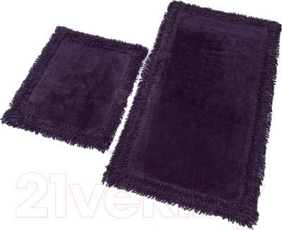 Набор ковриков для ванной и туалета Karven K.M.Duz / KV 425 (Mor/фиолетовый)