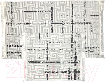 Набор ковриков для ванной и туалета Karven Saten / KV 430 (v-2)