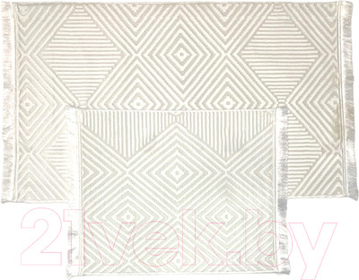 Набор ковриков для ванной и туалета Karven Saten / KV 430 (v-4)