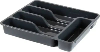 Органайзер для столовых приборов Violet Широкий / 740018 (серый)