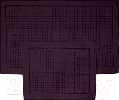Набор ковриков для ванной и туалета Karven Ekose / KV 424 (Mor/фиолетовый)