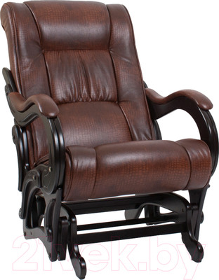 Кресло-маятник Импэкс 78 (венге/Antik Crocodile)